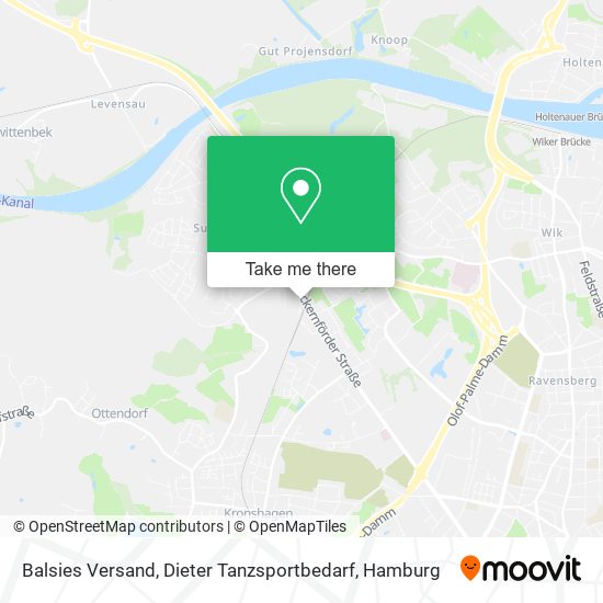 Balsies Versand, Dieter Tanzsportbedarf map