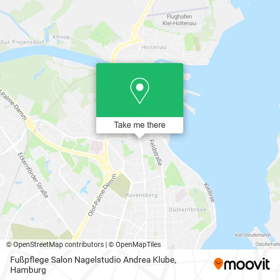 Карта Fußpflege Salon Nagelstudio Andrea Klube