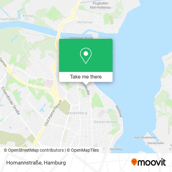 Карта Homannstraße