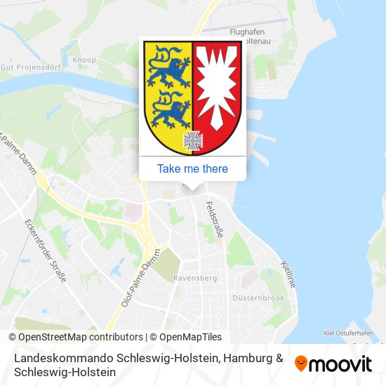 Landeskommando Schleswig-Holstein map