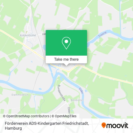 Карта Förderverein ADS-Kindergarten Friedrichstadt