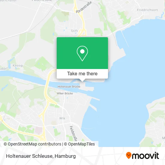 Карта Holtenauer Schleuse