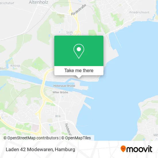 Карта Laden 42 Modewaren