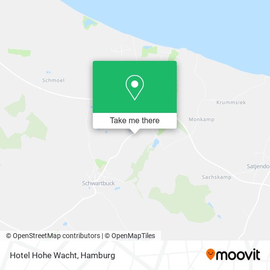 Hotel Hohe Wacht map