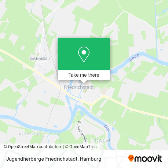 Jugendherberge Friedrichstadt map