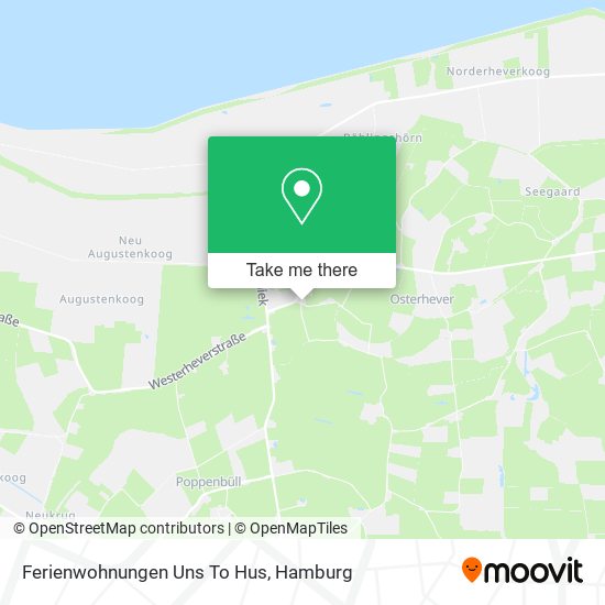 Ferienwohnungen Uns To Hus map