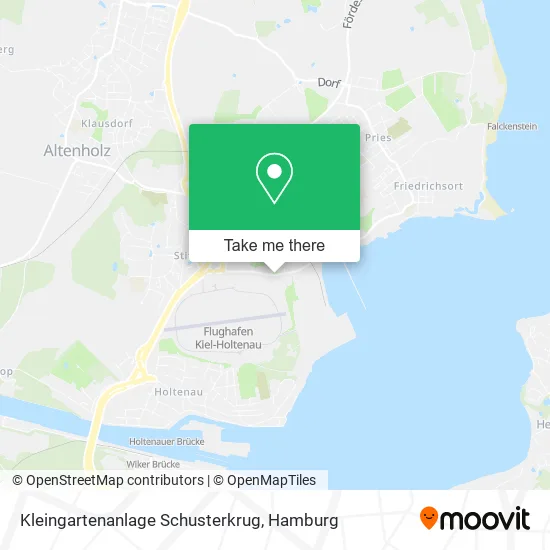 Карта Kleingartenanlage Schusterkrug