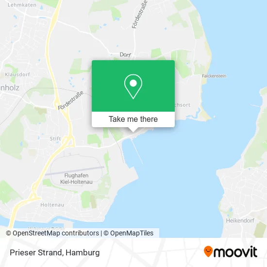 Карта Prieser Strand