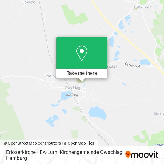 Erlöserkirche - Ev.-Luth. Kirchengemeinde Owschlag map