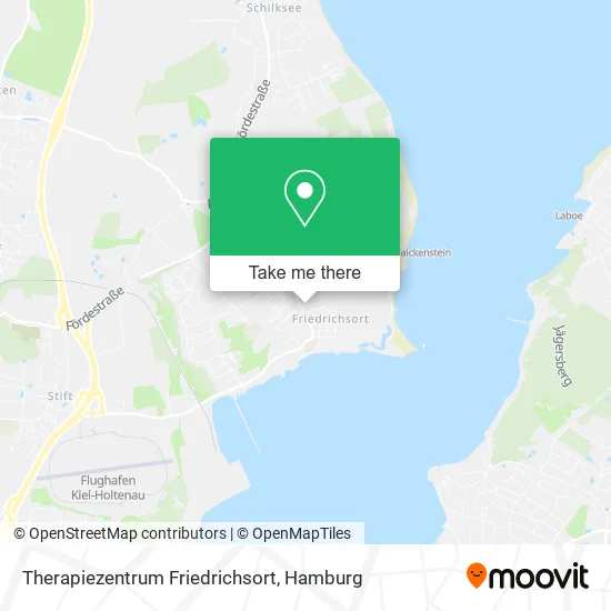 Карта Therapiezentrum Friedrichsort