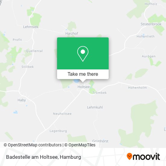 Badestelle am Holtsee map