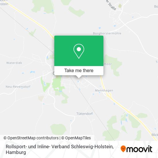 Rollsport- und Inline- Verband Schleswig-Holstein map