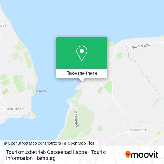 Tourismusbetrieb Ostseebad Laboe - Tourist Information map