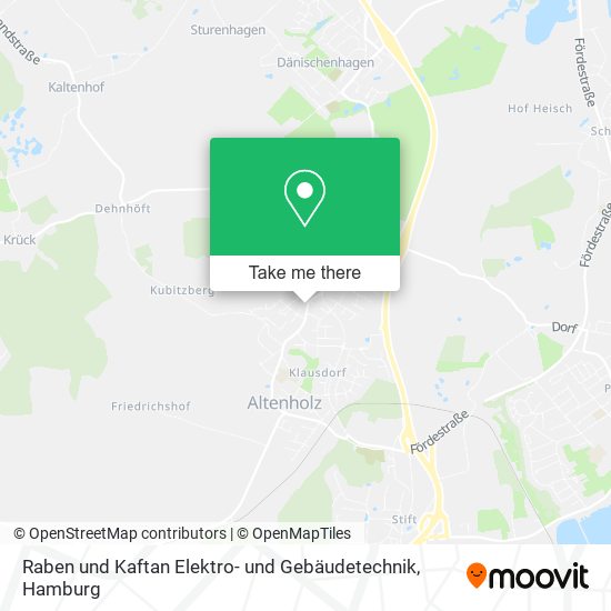 Raben und Kaftan Elektro- und Gebäudetechnik map