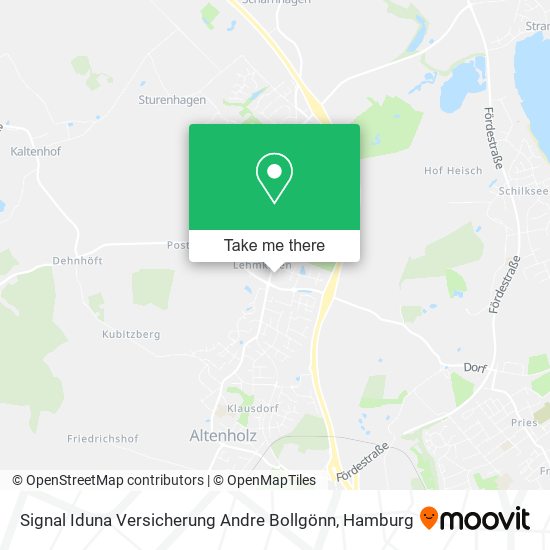 Карта Signal Iduna Versicherung Andre Bollgönn