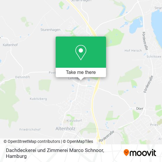 Dachdeckerei und Zimmerei Marco Schnoor map