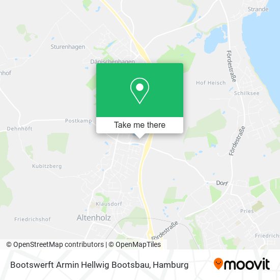 Bootswerft Armin Hellwig Bootsbau map