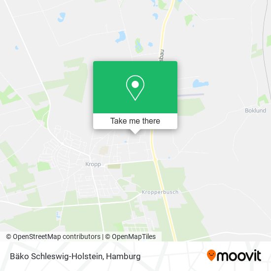 Bäko Schleswig-Holstein map