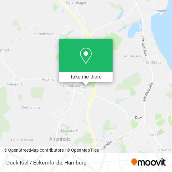 Dock Kiel / Eckernförde map
