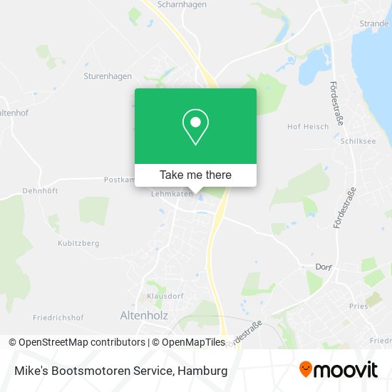 Mike's Bootsmotoren Service map