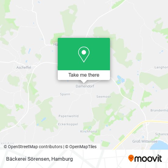 Bäckerei Sörensen map