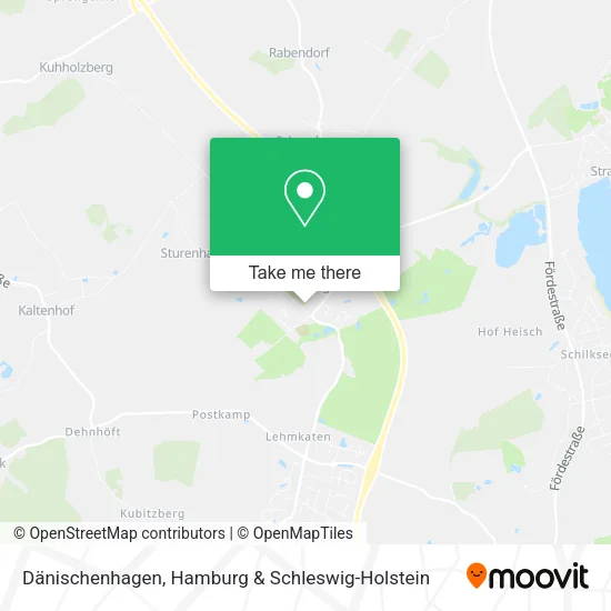 Карта Dänischenhagen