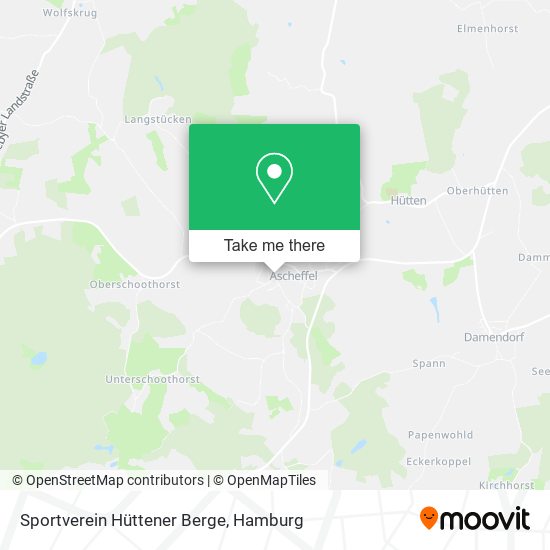 Sportverein Hüttener Berge map