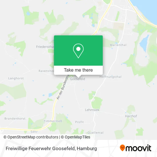 Карта Freiwillige Feuerwehr Goosefeld
