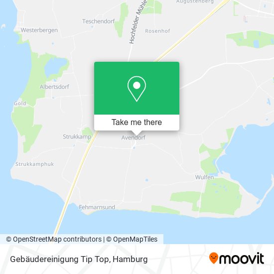 Gebäudereinigung Tip Top map