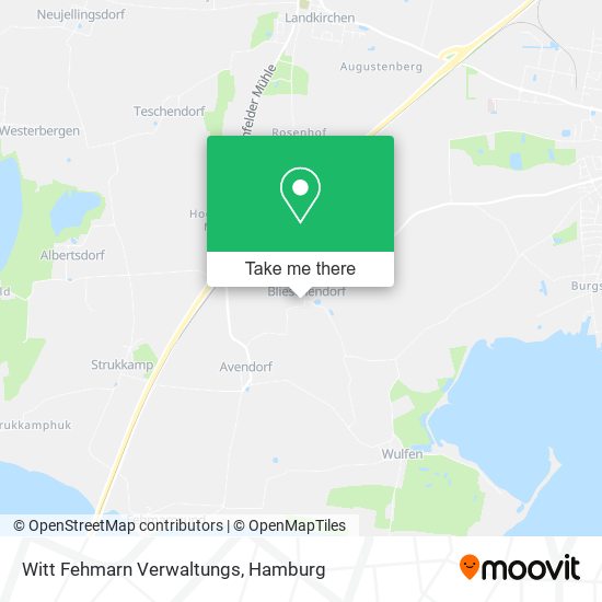 Witt Fehmarn Verwaltungs map