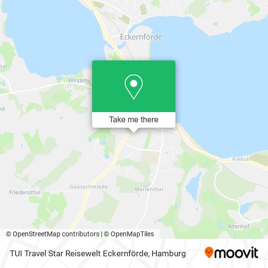 Карта TUI Travel Star Reisewelt Eckernförde