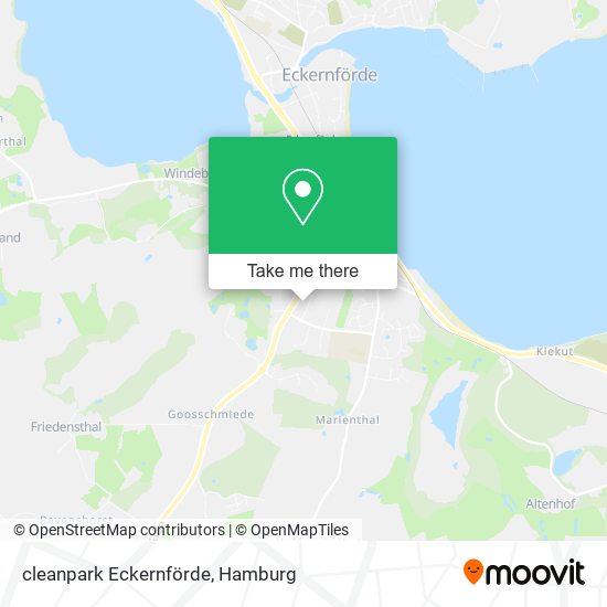 cleanpark Eckernförde map