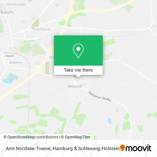 Карта Amt Nordsee-Treene