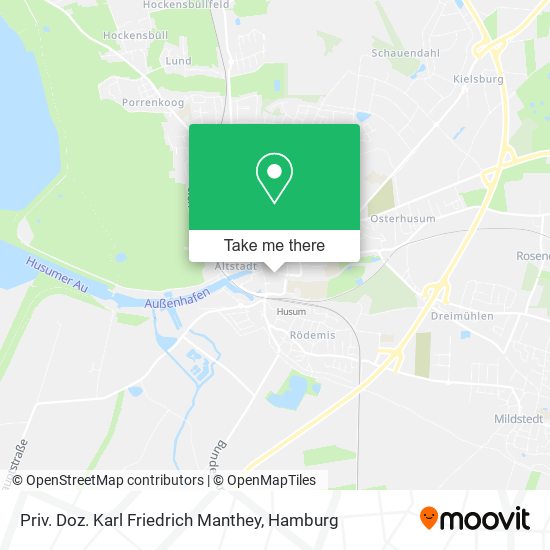 Priv. Doz. Karl Friedrich Manthey map