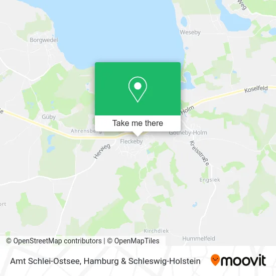 Карта Amt Schlei-Ostsee