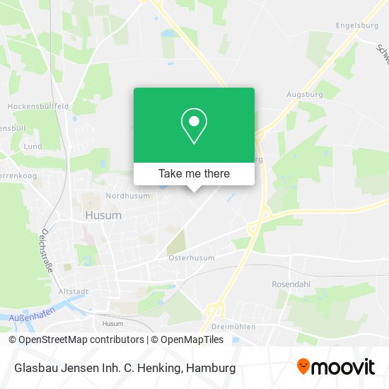 Glasbau Jensen Inh. C. Henking map