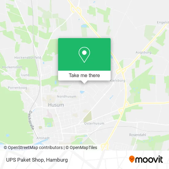 UPS Paket Shop map