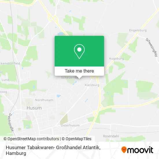 Карта Husumer Tabakwaren- Großhandel Atlantik