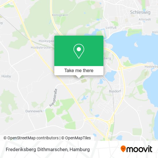 Frederiksberg Dithmarschen map