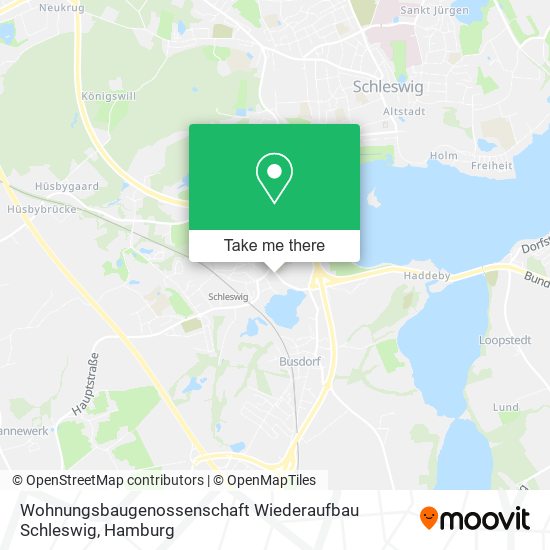 Карта Wohnungsbaugenossenschaft Wiederaufbau Schleswig