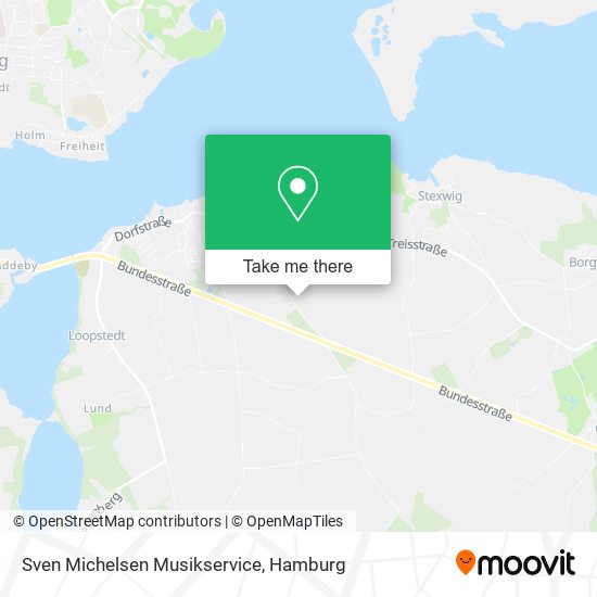 Sven Michelsen Musikservice map