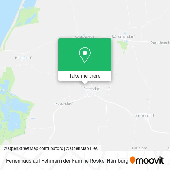 Ferienhaus auf Fehmarn der Familie Roske map