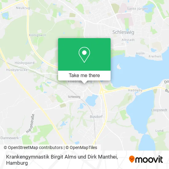 Карта Krankengymnastik Birgit Alms und Dirk Manthei