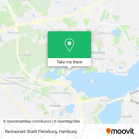 Restaurant Stadt Flensburg map