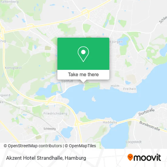 Карта Akzent Hotel Strandhalle