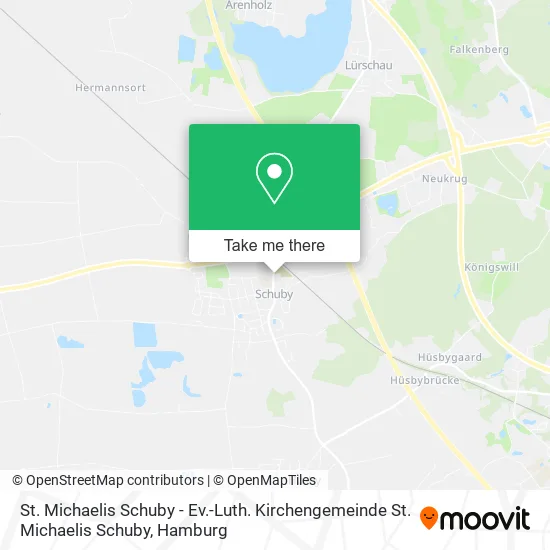 Карта St. Michaelis Schuby - Ev.-Luth. Kirchengemeinde St. Michaelis Schuby