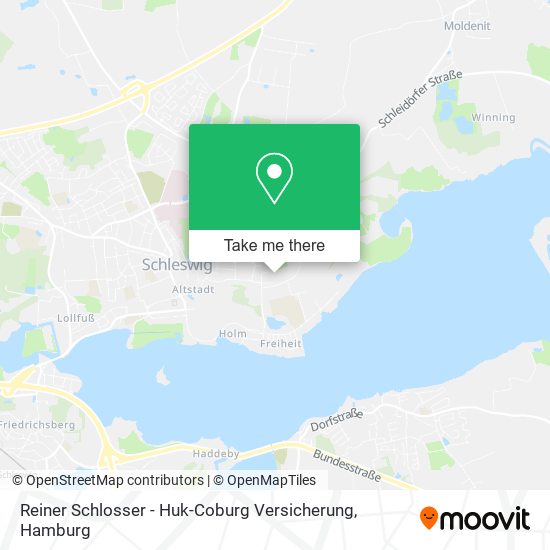 Reiner Schlosser - Huk-Coburg Versicherung map