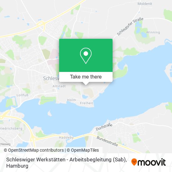 Schleswiger Werkstätten - Arbeitsbegleitung (Sab) map