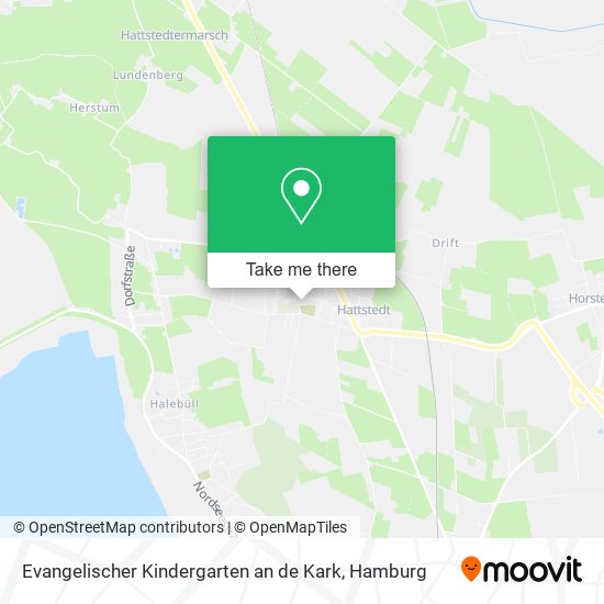 Evangelischer Kindergarten an de Kark map