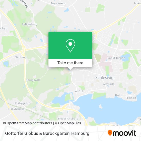 Gottorfer Globus & Barockgarten map